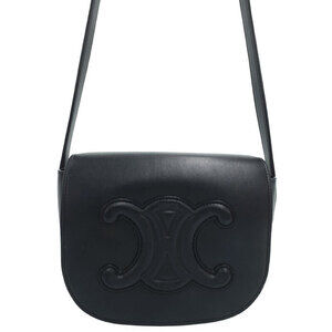 Celine Cuir Triomphe Folco Shoulder Bag